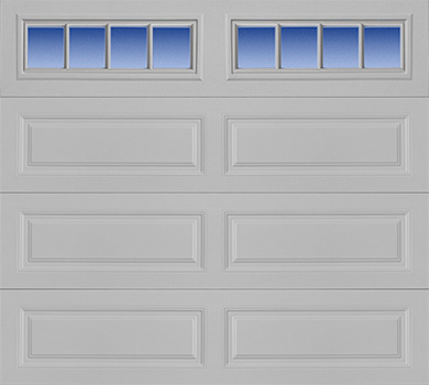 Straight Stockbridge Garage Door Windows Long Panel